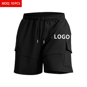Pantaloncini <span class=keywords><strong>Bermuda</strong></span> da Uomo ODM all'Ingrosso, 190GSM, <span class=keywords><strong>in</strong></span> Maglia Leggera, Antipiega, Traspiranti, ad Asciugatura Rapida, con Elastico <span class=keywords><strong>in</strong></span> Vita, Stile Workwear, per Palestra - Product Image 1