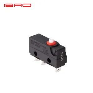IBAO Micro Switch For Home Appliances Max Black Waterproof Motor Power Coffee Terminal Solder Protection