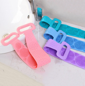 Silicone lichaamscrubber, verlengde doucheborstel, siliconen rugscrubber, huid scrubber, exfoliërende lichaamsborstel - Product Image 1
