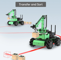 Bras robot avec rail coulissant JetMax Pro JETSON NANO Kit robot éducatif pour l'apprentissage de Python avec code source et didacticiels