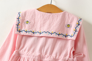 Fabriqué en Chine, adorable robe pour bébé fille Col Claudine, vêtements pour bébé - Product Image 5