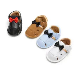Sandales pour bébés garçons de 0 à 1 ans, nouveau design d'été pour bébés, chaussures antidérapantes à fond souple, 2020