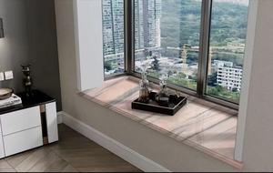 Marbre rose fumé poli moderne en gros, taille personnalisée, résistant aux taches, pour cour extérieure, villa, table à manger, table basse, <span class=keywords><strong>salle</strong></span> <span class=keywords><strong>de</strong></span> <span class=keywords><strong>bain</strong></span> - Product Image 2