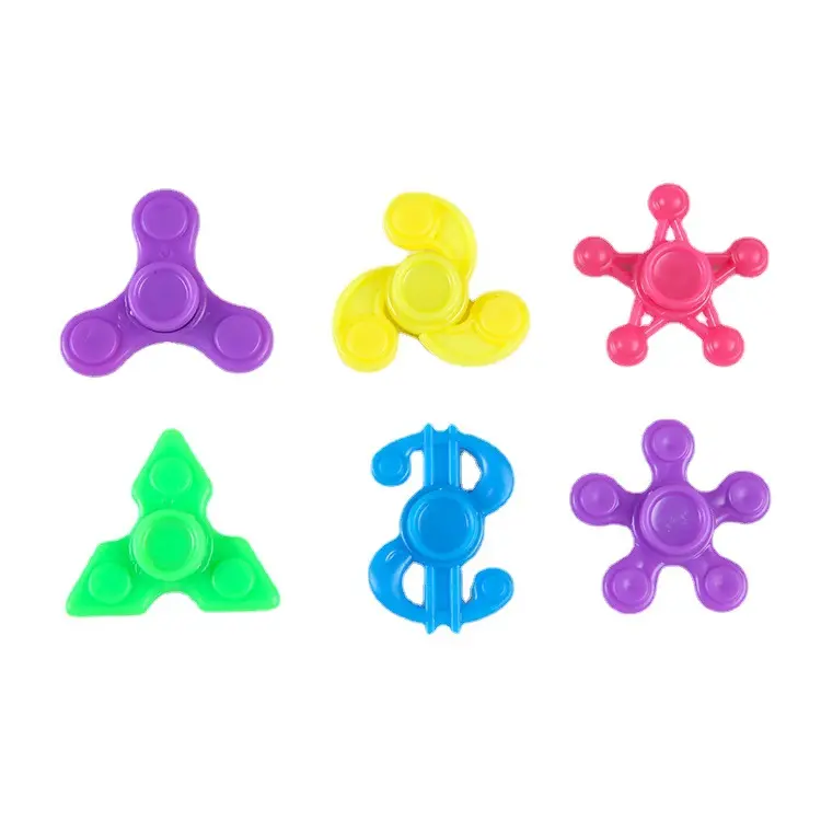 Wholesale Cheap Plastic Random Style Fidget Finger Spinners Toys For Kids