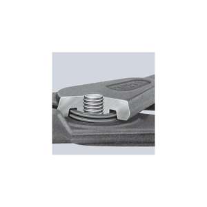 KNIPEX 49 11 A3 Alicates Circlip de precisión para circlips externos en ejes con revestimiento de plástico antideslizante gris atramentado 225 mm - Product Image 2