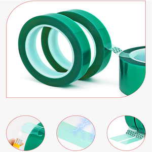 Phim Polyester 33M Băng Keo Nhiệt Độ Cao Màu Xanh Lá Cây Cho PCB Băng Keo Dán Nhiệt Độ Cao Bằng Polyester PET Phun Sơn - Product Image 2
