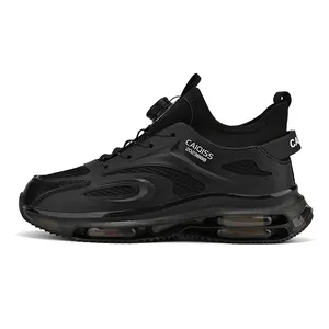 <span class=keywords><strong>Chaussures</strong></span> de Sport Décontractées Respirantes d'Automne pour Hommes, <span class=keywords><strong>Chaussures</strong></span> de Course à Talon Effilé avec Boucle Rotative, Amortissantes et à Face en Maille - Product Image 5