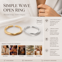 Anillo de Eternidad de Plata de Ley 925 de Alta Calidad, Estilo Naturalista, Minimalista, Geométrico, Joyería de Boda, Inspirado en el Diseñador de la Marca GA