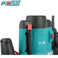 Routeur à bois industriel PUSELLO 1200W, routeur plongeant électrique à vitesse variable, avec logo personnalisé