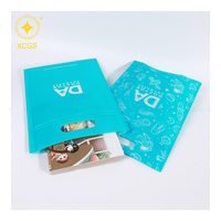 Logo personnalisé expédition recyclable imprimé bulle Poly Mailers sac avec poignée vêtements papier courrier emballage sacs postaux d'emballage