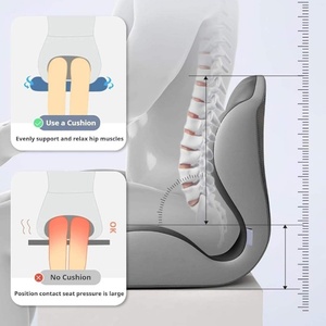 Ergonomic Memory Foam Seat Cushion Office <strong>Chair</strong> Pillow With Lumbar <strong>Support</strong> <strong>for</strong> Long Time Sitting <strong>Back</strong> Pain Relief Breathable - Product Image 6