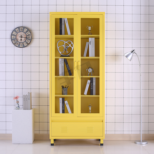 <span class=keywords><strong>2020</strong></span> Offre Spéciale bureau utilisé porte en verre classeur en acier 2 portes armoire de rangement de fichiers en métal - Product Image 4