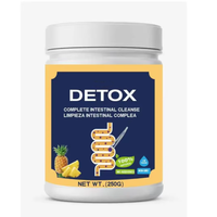 Poudre Détox Intestinale Naturelle aux Extraits de Feuilles de Papaye OEM ODM - 320G Saveur Ananas pour le Soutien Immunitaire