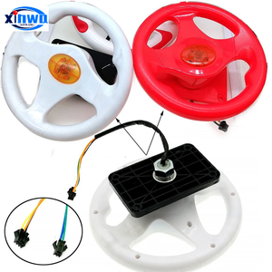 <span class=keywords><strong>Volant</strong></span> en plastique <span class=keywords><strong>de</strong></span> 22 cm pour enfants pour machine à bascule HD Outrun Crazy Racing Fire Car pour personnalisable 12V XINWA - Product Image 4