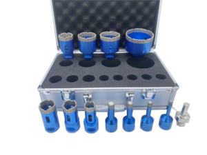 لقمة مثقاب ماسية لحام HCP بالتفريغ، رأس مثقاب ماسية لنشر الثقب في بلاط السيراميك والحجر الرخامي والبورسلين، صندوق ألومنيوم 12x - Product Image 3