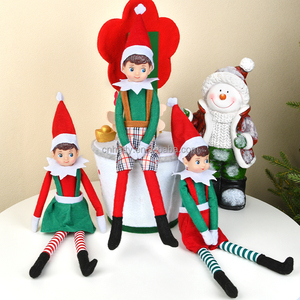 Christmas Long-legged <b>Elf</b> Doll, Plush Cute Cartoon Christmas Decoration <b>Toy</b> for Children Wholesale Supplies - Product Image 1