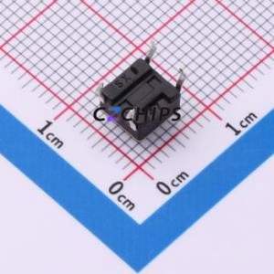 SH-6X6X5H-CJ Tactile Switch DIP-4P,6x6mm Switch Single Pole Single Throw Round Button 2.5N Through Hole - Product Image 2