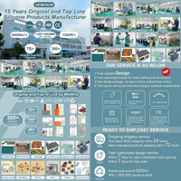 Tapete de Silicone Dobrável 1370*699mm Antiderrapante e Impermeável para Máquina de Lavar e Secar Roupa - Protetor Superior