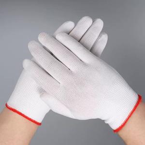 ถุงมือไนลอน 13 ตะเข็บ ยาวถึงข้อมือ ป้องกันไฟฟ้าสถิต สำหรับงานทั่วไป ป้องกันอันตราย โรงงานขายส่ง - Product Image 1