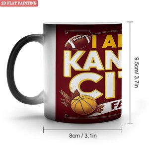 Mug pour fan de Kansas City, 11 oz, en céramique, changeant de couleur à la chaleur - Product Image 1