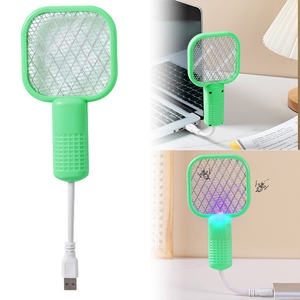 Small Electric <b>Mosquito</b> <b>Killer</b> 5 Layer Security Net Compact Portable USB Interface Electric Fly Swatter for Home Outdoor Camping - Product Image 5