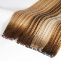 100% cheveux humains vierges Double Drawn Genius Butterfly Weft Extensions 14 ''-26'' Micro-Link cheveux chinois