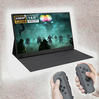 14 Inch Ultra-Slim IPS Panel Portable Monitor with 100% Touchscreen 1080p USB-C HD Connection for Laptop