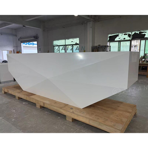 เคาน์เตอร์ต้อนรับดีไซน์ใหม่ วัสดุแข็งแรงหรูหรา สำหรับคลินิกทันตกรรม สำนักงาน โรงแรม <span class=keywords><strong>รีสอร์ท</strong></span> - Product Image 1