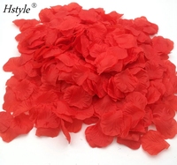 2200 PCS Dark-Red Rose Pétales Décoration de fleurs de mariage pour la fête de mariage Anniversaire Nuit romantique FZH339