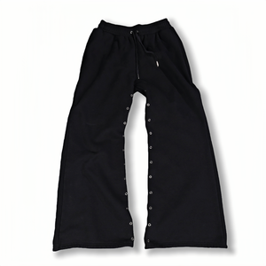 Conjunto de Sudadera con Capucha y Pantalones Deportivos Personalizados con Bordado y Estampado para Hombre y Mujer, 100% Algodón, Diseño con Remaches, Fabricante de Chándales - Product Image 3