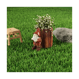 Nueva innovación decoración de jardín macetas con figuritas enanas figuritas de Gnomo maceta macetas de poliresina - Product Image 1