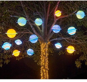 Led Moon Starry Sky <strong>Space</strong> Luminous Planet <strong>Light</strong> for Indoor Outdoor Hanging Garden Party Holiday Landscape Scenic Spot Decor - Product Image 4