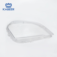 Verre de phare de l'usine Kabeer, lentille de phare, couvercle en plastique pour W164