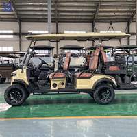 Voiture de golf tout-terrain de luxe CAMP haute capacité 6 places avec batteries au lithium