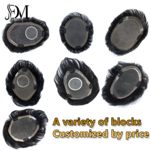 Peluca <span class=keywords><strong>de</strong></span> Cabello Natural Rubio <span class=keywords><strong>para</strong></span> Hombre, Cabello Remy Indio, con Frente <span class=keywords><strong>de</strong></span> Encaje, Diseño <span class=keywords><strong>de</strong></span> Tupé Derecho - Product Image 2