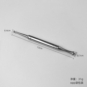 Pluma de Acupuntura de Acero Inoxidable con Doble Cabeza para Masaje Corporal, Herramienta Manual de Masaje de Tejido Profundo para Reflexología Facial - Product Image 5