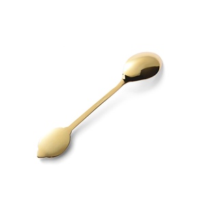 Wholesale Factory Custom Logo Oval <b>Gold</b> Metal Epoxy <b>Spoon</b> Winsun Brand Eco-Friendly Guangdong Origin - Product Image 5