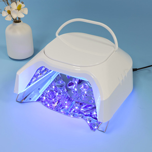 เครื่องอบเล็บยูวีแอลอีดีแบบมีสาย 86 วัตต์ ไม่มีแบตเตอรี่ 42 หลอดแอลอีดี อบแห้งเร็ว พร้อมเซ็นเซอร์อัตโนมัติ ด้ามจับพกพาสะดวก สำหรับร้านทำเล็บและใช้ในบ้าน - Product Image 3