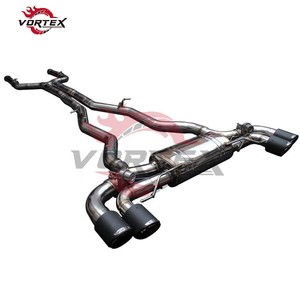 Échappement Catback Valvetronic VORTEX SUS304 pour BMW F90 M5 4.4T 2018-2024 X-Pipe Quad Tips Sport Muffler - Product Image 2
