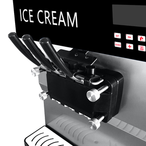Machine à glaces commerciale trois couleurs à double trémie Wedrink pour la fabrication de glaces molles - Product Image 2