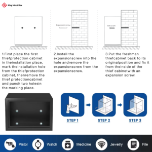<span class=keywords><strong>ตู้</strong></span>เหล็กกันงัดแงะและกันเจาะแบบหนัก พร้อมระบบเตือนภัย ปรับแต่งขนาดได้ตามต้องการ OEM/ODM/OBM - Product Image 6