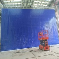 Porte automatique flexible à grande vitesse anti-collision industrielle pour entrepôt, atelier, centre logistique