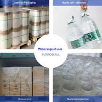 Film étirable transparent PE de 50 cm de large, film d'emballage pour usage industriel, déménagement, emballage, film LLDPE YIHONG