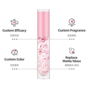 Gloss à lèvres liquide à thème de Noël, maquillage pailleté, 23x23x103mm, impression de logo personnalisée OEM disponible - Product Image 4