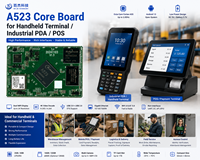 Carte mère embarquée HelperBoardA523 Allwinner avec batterie et USB OTG pour PDA industriel, lecteur de codes-barres, terminal de point de vente