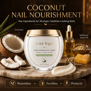 Cuidado Diario de Uñas para Uñas Débiles y que se Descamantan, Nutre las Cutículas, Previene el Agrietamiento, Aroma Suave a Coco, Crema Fortalecedora de Uñas Rica - Product Image 1