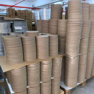 Đế Bánh Lượn Sóng Màu Trắng Bạc Vàng Kim Trống Bánh Giáng Sinh Tròn Dày 6Mm 12Mm Có Logo Tùy Chỉnh - Product Image 5