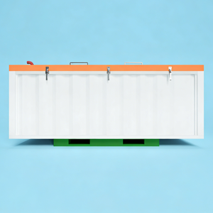 Caja de seguridad industrial para baterías de alta resistencia, marco reforzado L para estación de almacenamiento de energía de 125 kWh LiFePO4. - Product Image 1