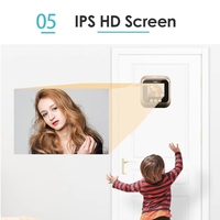 Vidéw 2.4 pouces écran LCD caméra numérique sonnette de porte visionneuse Vision nocturne détection de mouvement sonnette vidéo pour la sécurité de la maison