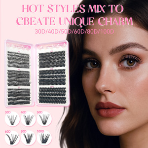 <span class=keywords><strong>Pestañas</strong></span> Postizas de Gran Capacidad, Estilo Lash Book, <span class=keywords><strong>Pestañas</strong></span> Mixtas Naturales, Densas y Segmentadas, de Larga Duración - Product Image 3